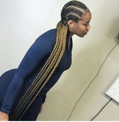 Waist Length Braids, Feed In Braids Hairstyles, African Hair Braiding Styles, Braided Cornrow Hairstyles, Girls Hairstyles Braids, Cornrow Hairstyles, African Braids Hairstyles, Kids Braided Hairstyles