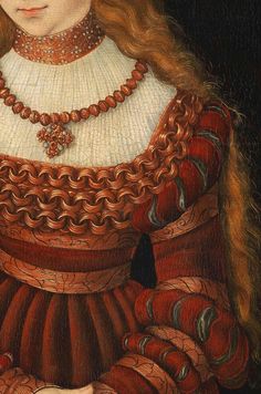 Cranach The Elder, Lucas Cranach, Medieval Garb, Dress Painting, Art Ancien, Sansa Stark, European Art, Detail Art, Historical Costume