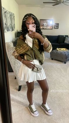 Streetwear Birthday Outfit, Date Outfits Black Women, Brown Pants Outfit Ideas, Brown Pants Outfit, Cream Pumps, Pants Outfit Ideas, Fly Outfit, Cute Birthday Outfits