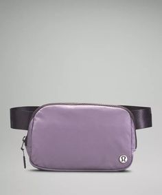 Everywhere Belt Bag 1L | Bags | lululemon Bags Lululemon, Everywhere Belt Bag, Purple Themes, Lavender Bags, Woman Bags Handbags, Water Repellent Fabric, Bags Purses, Free Bag, The Door