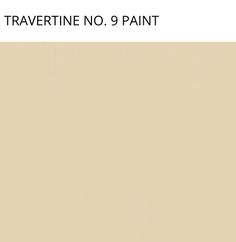 an image of a white wall with the words traverine no 9 paint