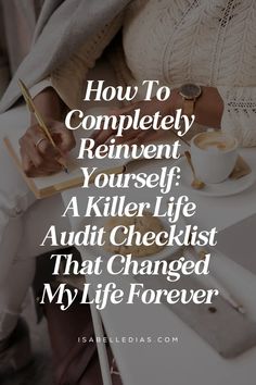 How To Do A Life Audit: Express Guide 2025 - Isabelle Dias Life Audit Worksheet, Life Audit, Life Reset, Finding Purpose, Learning To Love Yourself, Self Reflection