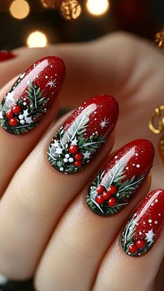 Gingerbread Nails, Xmas Nail, Nails Unique