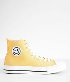 CCOCCI Hattie High Top Sneaker - Yellow US 8-1/2, Women's Yellow Smiley patch canvas lace-up sneaker Cushioned footbed. WOMEN'S SHOE SIZE CONVERSION CHART US 5 5.5 6 6.5 7 7.5 8 8.5 9 9.5 10 11 12 EU 35-36 36 36-37 37 37-38 38 38-39 39 39-40 40 40-41 41-42 42-43 UK 3 3.5 4 4.5 5 5.5 6 6.5 7 7.5 8 9 10 *Conversion sizes may vary. Available in whole and half sizes. Apparel & Accessories > Shoes Sneaker Reference, Sneaker For Women, High Top Sneaker, Conversion Chart, Shoe Size Conversion, High Top, Top Sneakers, High Top Sneakers, High Tops