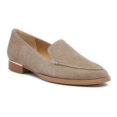 These Rag & Co Anna women's suede loafers are perfect for the office. Click this FOOTWEAR GUIDE to find the perfect fit and more! These Rag & Co Anna women's suede loafers are perfect for the office. Click this FOOTWEAR GUIDE to find the perfect fit and more! SHOE FEATURES Soft suede upper Metallic arc detail on the heelSHOE CONSTRUCTION Suede upper Manmade lining and outsoleSHOE DETAILS Almond toe Slip-on Padded footbed Size: 10. Color: Lt Brown. Gender: female. Age Group: adult. Suede Loafers, Leather Pieces, Shoe Size Chart, Office Outfits, Work Outfits, Soft Suede, Beautiful Shoes, Loafers For Women, Leather Loafers