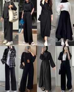 Outfit Ngampus, Muslimah Fashion Casual, Fesyen Islam, Outfit Hijab Casual, Women Tips, Muslim Outfits Casual, Muslim Fashion Hijab Outfits, Night Tops, Korean Casual Outfits