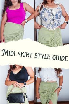 Styling Midi Skirts, Midi Skirts Style, Outfits Styling, Thick Tights, Olive Tone, Pink Midi Skirt, Culture Fashion