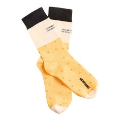 These fun foodie socks meet all our criteria for great gifting: they delight at first glance and their wow-factor extends well beyond the occasion. A perfect present for a white-elephant parties, birthdays and more, these stretchy unisex socks from Eat My Socks truly are one size fits all. Playfully abstract with an over-the-calf fit, they're folded to look like fortune cookies and placed inside a brilliantly themed, recycled-paper box. White Elephant Party, Fortune Cookies, Eat My, Fortune Cookie, White Elephant, World Market, Paper Box, Recycled Paper, One Size Fits All