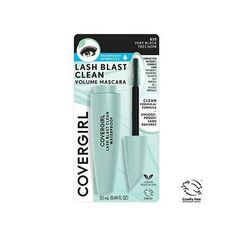 COVERGIRL Lash Blast Clean Mascara - 825 Waterproof Very Black - 1 fl oz Mascara Covergirl, Clean Mascara, Covergirl Mascara, Vegan Mascara, Eyelash Primer, Covergirl Makeup, Eyes Game, Cover Girl Makeup, Marula Oil