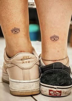 Whether you're superstitious or not, an Evil eye tattoo can be a perfect idea if you want to have a simple but meaningful design on your skin. Below check the best Evil eye tattoo ideas. Ojo Turco Tattoo, Best Friend Tattoos Matching, Friendship Tattoo Ideas, Friend Tattoos Matching, Matching Friendship Tattoos, Watercolor Heart Tattoos, Friendship Tattoo, Simple Heart Tattoos