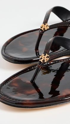 Tory Burch Classic Flip Flops | Shopbop Classic American Style, Medical Problems, Fall Shoes, Classic American, Tory Burch Shoes, Tortoise Shell, American Style, Tortoise