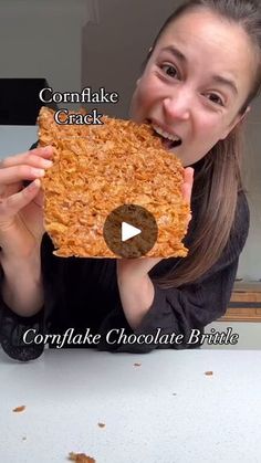 Flake Recipes, Brittle Recipes, Oven Rack, Flaky Salt, Candy Treats, Corn Flakes, Breaking Up, Baking Tray