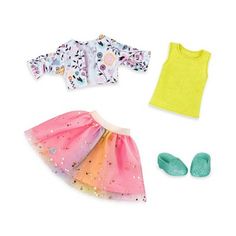 Glitter Girls Regular Outfit - Shimmer Glimmer! : Target Tutu Skirt Outfit, Urban Top, Sparkle Outfit, Mix & Match, Glitter Girl, Tutu Outfits, Trendy Fashion Outfits, Floral Jacket, Floral Fashion