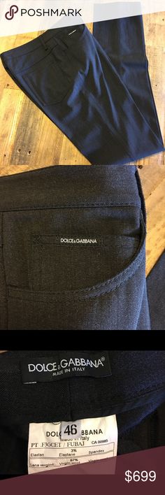 DOLCE & GABBANA Trousers DOLCE & GABBANA Trousers  97% Virgin Wool 3% Spandex Made in Italy Dolce & Gabbana Pants Dress Dress Pants, Spandex, Dolce And Gabbana, Trousers, Man Shop, Fashion Tips, Fashion Trends, Fashion Design, Pants