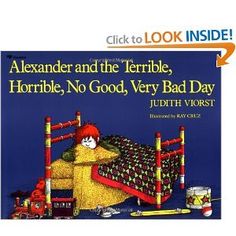 an image of a children's book with the title, alex and the terrible horrible bed