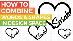 how to combine words and shapes in design space - part 1 / 2 video lesson