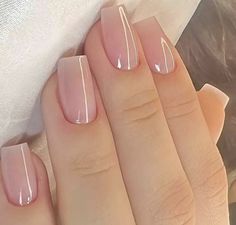 Natural Nail Designs, Fancy Nails, Best Acrylic Nails, Nude Nails, Trendy Nails, Nail Art Design