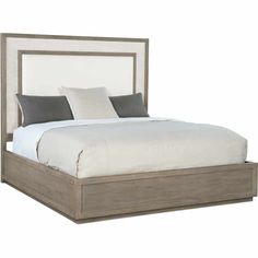 Serenity Rookery Cal King Upholstered Panel Bed King Upholstered Bed, Light Gray Color, Classic Bed, Upholstered Panel Bed, Bedroom Retreat, Upholstered Panels