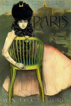 a painting of a woman sitting on top of a chair with the words spares