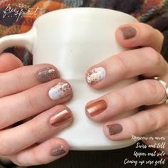 Call Nail Ideas 2023, Colorstreet Fall 2023, Fall Mixed Mani, Paris Nails