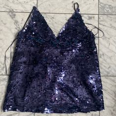 Brand New Fully Lined No Missing Sequins Cute Top To Compliment “A Night Out” With A Pair Of Jeans, Shirts Or Skirt . Zara Spaghetti Strap Top For Party, Zara Spaghetti Strap Party Top, Purple Cami Top For Party, Zara Purple Top For Party, Zara Purple Party Top, Zara Sleeveless Sequin Top, Sequin Tank, Sequin Top, Cute Top