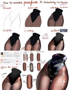 an image of how to make pantyhose