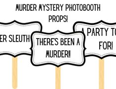 Mystery Hostess, Mystery Photos, Mystery Party Game, Photobooth Props, Mystery Games, Mystery Party, Book Display, Party Props, Photo Booth Props