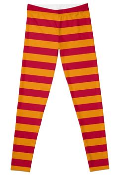 Super stretchy and durable polyester full-length leggings. Vibrant high-quality sublimation print across the front and back. Size range XXS-XL. Red and Orange Stripes This is an Orange Stripe on a Red background. Some products are not available on a Red background and in those cases the stripes with be orange on some other colour. Note: Red Stripes are available in the Red and White stripe version of this design. Clown Pants, Orange Tights, Yellow Socks, Striped Tights, Red Leggings, Red And Orange, Striped Socks, Best Leggings, Blue Leggings