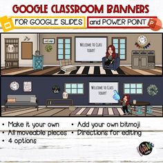 Google Classroom Codes To Join, Classroom Bitmoji, Google Classroom Banner, Google Banner, Welcome To Class, Middle School Libraries, Classroom Banner, Virtual Classroom, Online Classroom