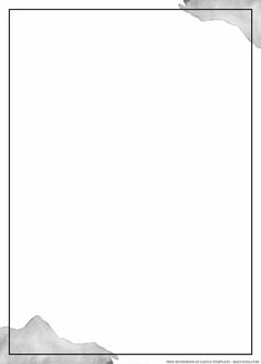 a blank paper with black and white watercolor paint