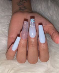 Sliver Nails, 17 December, Baddie Nails, Holiday Nail, Nails Aesthetic, Fall Acrylic Nails, Coffin Shape Nails