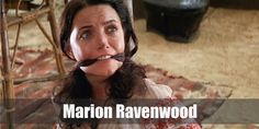 a woman with her mouth open and the words marron ravenwood on it's face