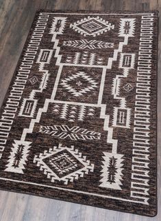 Lordsburg Rug | The Cabin Shack Southwestern Rugs, Black Bear Decor, Western Rugs, Southwest Rugs, Moose Decor, Low Card, Rustic Clock, Luxury Floor, Rustic Mirrors