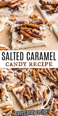 this salted caramel candy recipe is so easy to make and tastes just as good as it looks