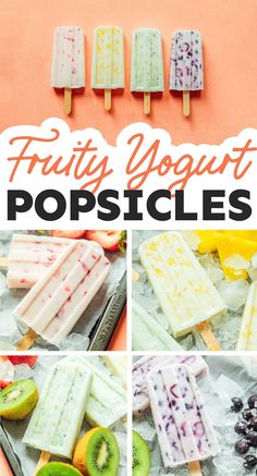 fruity yogurt popsicles are the perfect summer treat