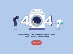 the laundry machine has four different types of clothes on it and is in front of an image that says, 40 back