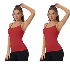 The women's camisole features soft fabric in various colors for the whole family. These soft modal/spandex camis, with built-in shelf bras, are great for layering or lounging around on a warm day. Item Features: 1) Spaghetti strap design, shoulder straps are adjustable, allowing you to adjust the length you like. 2) Flat seams move smoothly against your skin. 3) Soft & comfortable modal fabric, spandex with good retention could keep the shape after wearing many times. 4) Simple and basic colors Womens Camisoles, Modal Fabric, Cropped Cami, Strap Design, Padded Bras, Shelf Bra, Basic Colors, Tank Top Cami, Cami Tanks