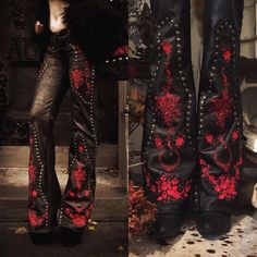 Goth Cowboy, Toxic Vision, Bed Art, Cowboy Outfits, Alt Fashion, Flower Bed, Character Outfits, Dream Clothes, Look Cool