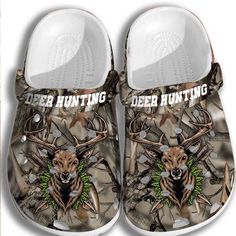 Get your product: Deer Hunting Croc Shoes For Men - Deer Shoes Crocbland Clog Gifts For Father Day Grandpa
1. PRODUCT INFORMATION:

Incredibly light and fun to wear.
Water-friendly and buoyant; weighs only ounces.
Ventilation ports add breathability and help shed water and debris.
Easy to clean and quick to dry.
Upper: Croslite.
Lining: Croslite.
Sole: Croslite.
2. SIZE CHART:
3. RETURN:
We will gladly issue you a replacement item or issue a refund back to your original form of payment for any o Croc Shoes, Hunting Deer, Versatile Shoes, Crocs Classic Clogs, Father Gift, Wooden Shoes, Yeezy Shoes, Deer Hunting, Crocs Shoes