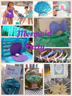 Mermaid Party Minion Theme, Birthday Idea, Mermaid Birthday Party, Birthday Decor, Mermaid Birthday, Mermaid Party, 6th Birthday, Baby Party