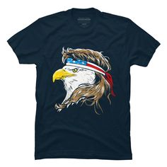 Channel your inner artist with the Eagle Mullet TShirt 4th of July American Flag Merica Gift Funny premium ring spun cotton graphic Men's T Shirt created by corndesign for Design By Humans. It's time to add a pop of color, a splash of humor, and a whole lot of creativity to your day with apparel designed by one of our global artists. We're here to help you find that perfect you style! Patriotic Pre-shrunk Fan Merchandise T-shirt, Independence Day Graphic Tee With Sublimation Print, 4th Of July Fan Merchandise Crew Neck T-shirt, 4th Of July Graphic Tee With Sublimation Print, Patriotic Crew Neck T-shirt For Fans, Patriotic Crew Neck T-shirt For Fan Merchandise, Patriotic T-shirt For 4th Of July, Patriotic T-shirt For 4th Of July Fan Merchandise, Patriotic Fan Merchandise T-shirt With Crew Neck