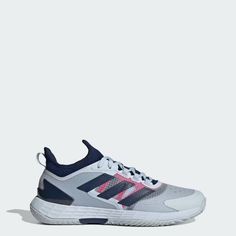 adidas Adizero Ubersonic 4.1 Tennis Shoes - Blue | Free Shipping with adiClub | adidas US Team Blue, Shoes Blue, Blue Adidas, Adidas Online