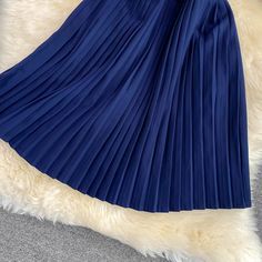 Blue A line short dress fashion dress Material: blended Color: blue Size(cm): M, L M length 77 bust 88 waist 74 L length 78 bust 92 waist 78 Elegant Royal Blue A-line Dress, Formal Mini Skirt For Summer, Chic A-line Pleated Dress, Blue A-line Midi Dress For Formal Occasions, Elegant Mini Pleated Summer Dress, Chic A-line Midi Dress With Pleated Skirt, Royal Blue A-line Summer Dress, Summer A-line Midi Dress With Pleated Skirt, Blue Fitted A-line Mini Dress