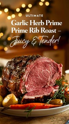 the ultimate guide to prime rib roast for christmas and new year's eve dinner