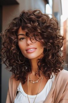 60 Perm hairstyles For Women For All Face Shapes Curly Hair Trends 2024, Short Hair Perm Women, Permed Hairstyles Medium, Long Permed Hair, Trendy Curly Haircuts, New Curly Hairstyles, Perms For Short Hair, Curly Hair With Highlights, Different Types Of Perms