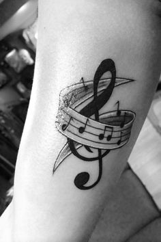 #BEAUTY ,#REALATIONSHIPS #Fashion #Outfits #SUMMER Outfits #Animals Tattoo With Initials, Treble Clef Tattoo, Arm Tattoos For Guys Forearm, Music Tattoo Sleeves, Music Notes Tattoo, Tattoo Music, Music Notes Art, Music Note Tattoo, Clock Tattoo Design