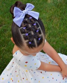 Easter Hair Inspiration for Little Girls | Women of Today Baby Girl Hairstyles Curly, Girls School Hairstyles, Cute Toddler Hairstyles, Girly Hairstyles, Lil Girl Hairstyles