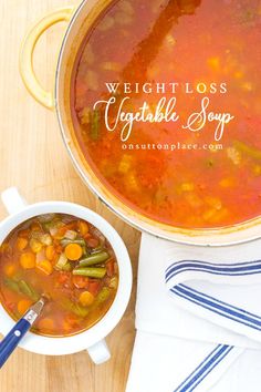 Use this easy weight loss vegetable soup recipe as your secret weapon to help shed those unwanted pounds. Make a pot and keep it on hand for lunches and snacks. #vegetablesoup #weightloss #diet #dietrecipe Diet Lunch, Vegetable Soup Recipe, Detox Drinks Recipes, Vegetable Soup, Losing Weight, Soup Recipe, Nutritious Meals, Healthy Weight