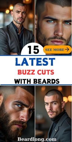 Looking for a fresh new style? Check out the 15 best buzz cut hairstyles for men, featuring everything from cool low fades and mid fades to bold bleach blonde designs. Whether you want a short buzz cut, a longer style, or a sharp taper fade, these buzz cut ideas will keep you looking sharp and stylish. Perfect for pairing with a beard or trying out something new—click now to find your next haircut! Best Buzz Cut, Low Fades, Gentlemen's Guide, Buzz Cut Hairstyles, Mid Fade