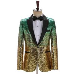 Mens Gradient Sequin Suit Jacket stage One Button Party Wedding Coats Show 2021 Item description Brand Unbranded Outer Shell Material Polyester Style Blazer Type Blazer Size Type Regular Size M-3XL Department Men Theme Colorful Lining Material Polyester Pattern Solid Product Line Factory Closure Button Occasion Party/Cocktail Country/Region of Manufacture China Year Manufactured 2020-2029 MPN Does not apply   Shipment Payment Return & Warranty Service & Feedbacks Shipment 1.We Ship to Worldwide. Sequins Suit, Sequin Suit, Lgbtq Clothing, Classic Tuxedo, Slim Fit Tuxedo, Mens Blazer Jacket, Phenomenal Woman, Sequin Blazer, Lapel Blazer